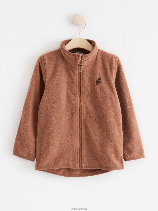 îmbrăcăminte VHZ2F3033 fix jacheta fleece copii maro Lindex