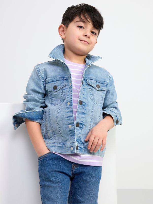 îmbrăcăminte VHZ2F3065 jacheta denim copii denim lejer Lindex