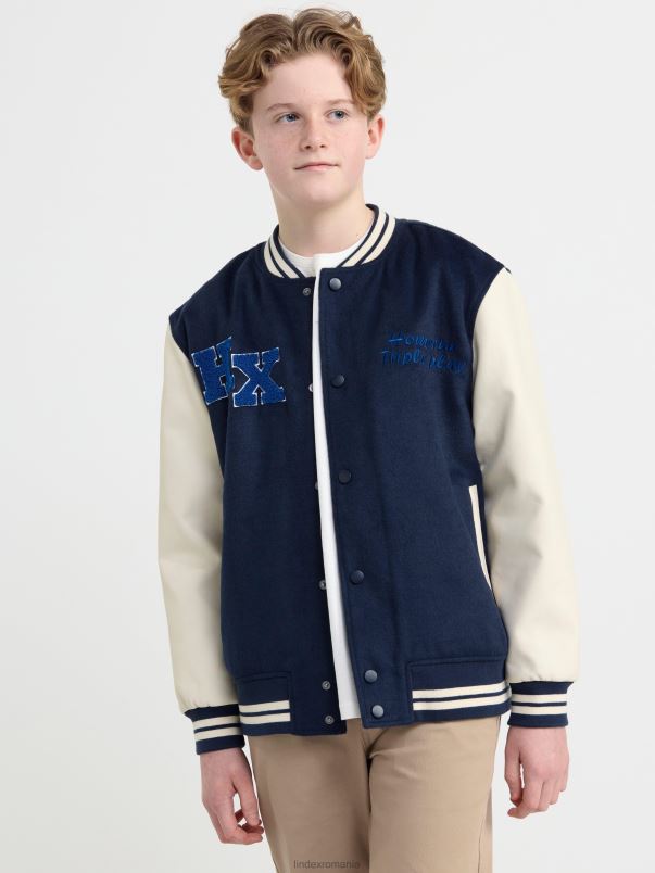 îmbrăcăminte VHZ2F3066 jachetă de baseball copii marina Lindex