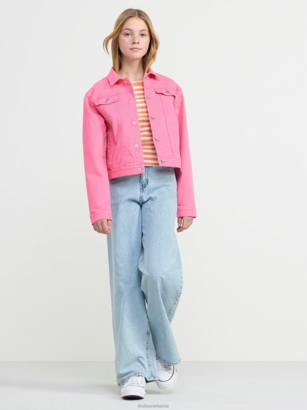 îmbrăcăminte VHZ2F3067 jachetă din twill copii roz Lindex