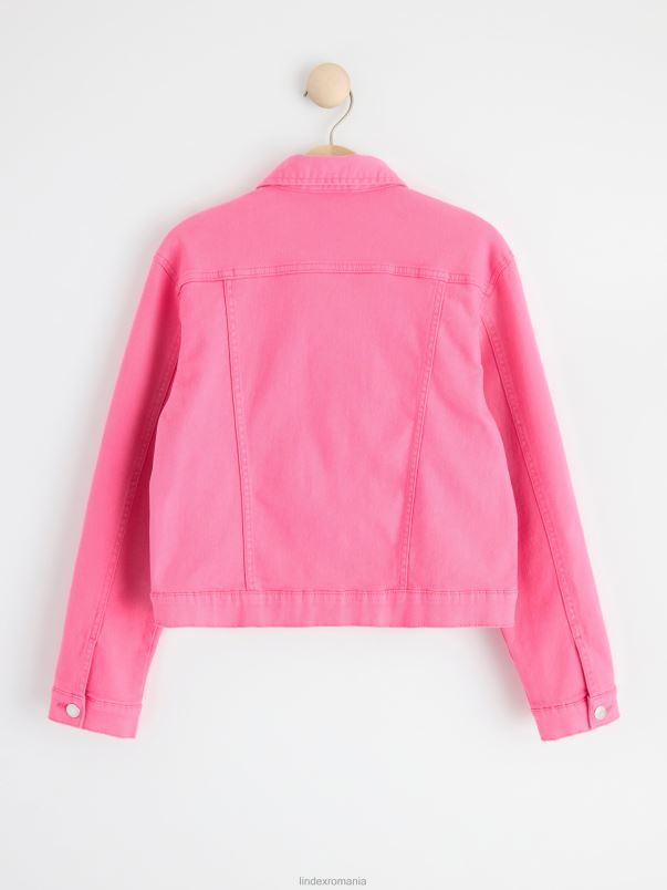 îmbrăcăminte VHZ2F3067 jachetă din twill copii roz Lindex