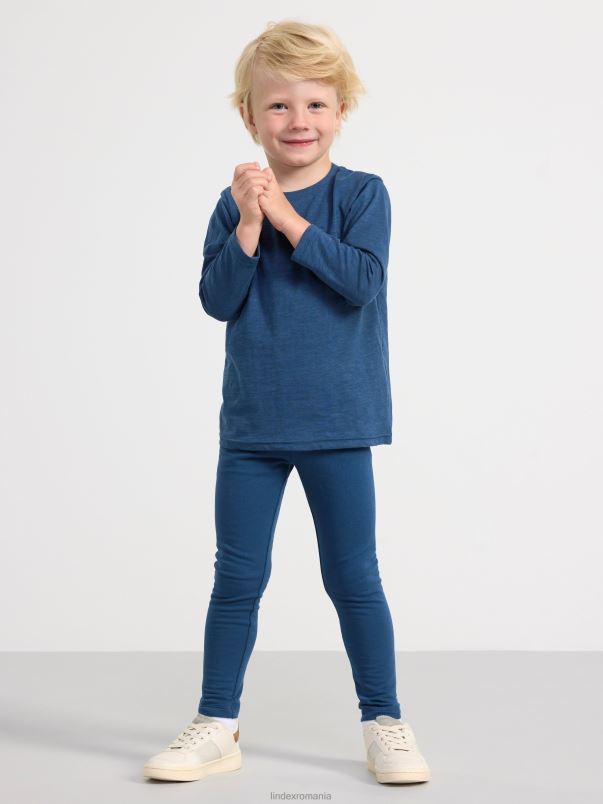 îmbrăcăminte VHZ2F2699 top copii albastru praf închis Lindex