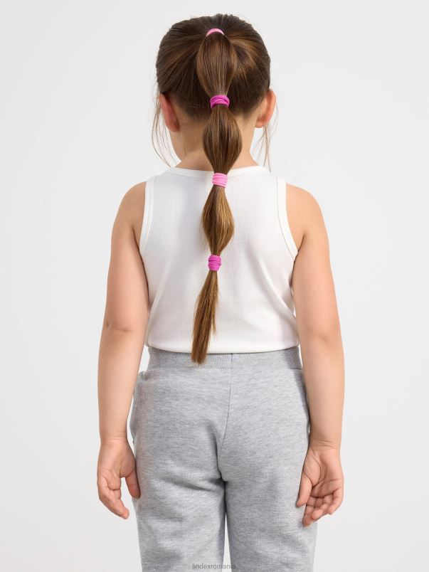 îmbrăcăminte VHZ2F2709 maiou copii alb praf deschis Lindex