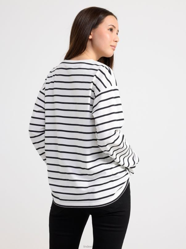 îmbrăcăminte VHZ2F2773 deasupra cu dungi copii negru Lindex