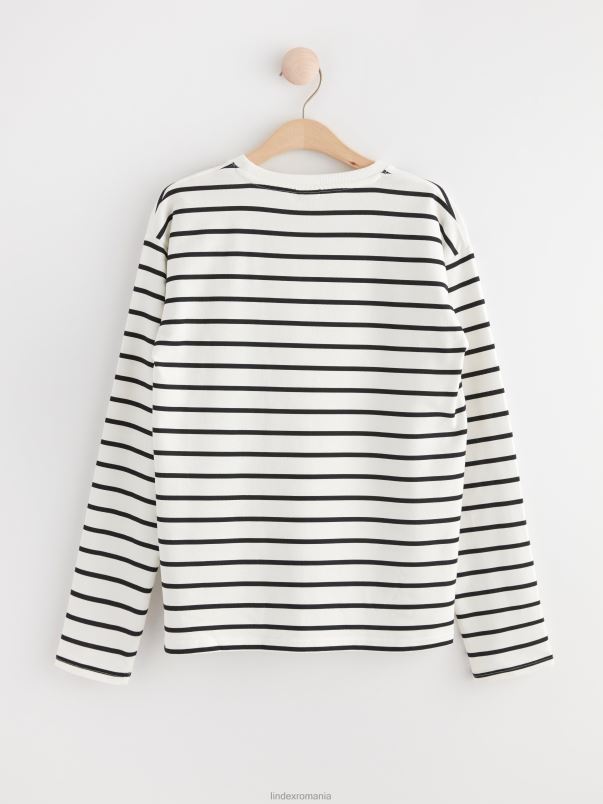 îmbrăcăminte VHZ2F2773 deasupra cu dungi copii negru Lindex