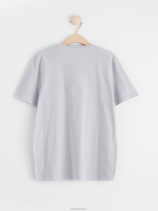 îmbrăcăminte VHZ2F2781 tricou cu imprimeu minecraft copii gri deschis Lindex