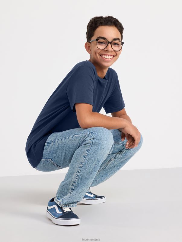 îmbrăcăminte VHZ2F2797 tricou copii albastru inchis Lindex