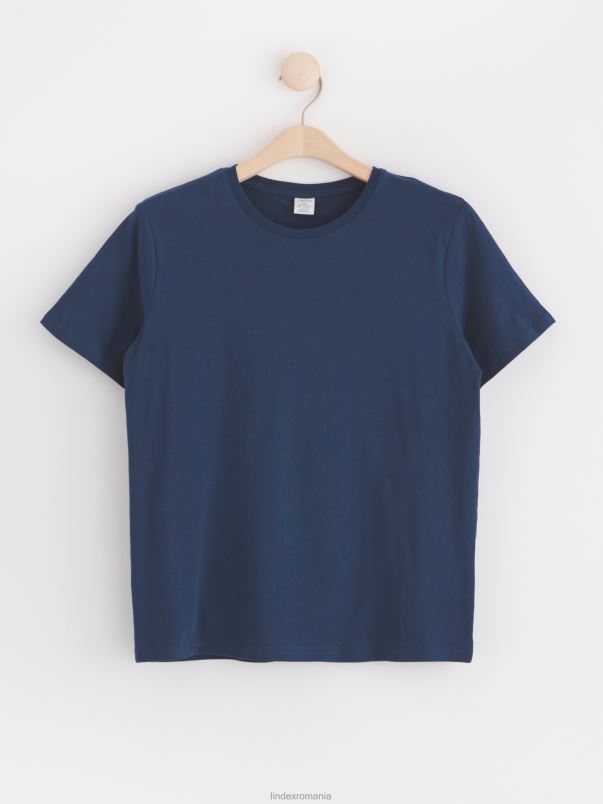 îmbrăcăminte VHZ2F2797 tricou copii albastru inchis Lindex