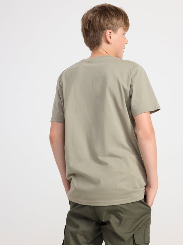 îmbrăcăminte VHZ2F2801 tricou copii kaki deschis Lindex