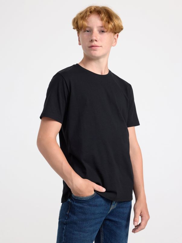 îmbrăcăminte VHZ2F2805 tricou copii negru Lindex