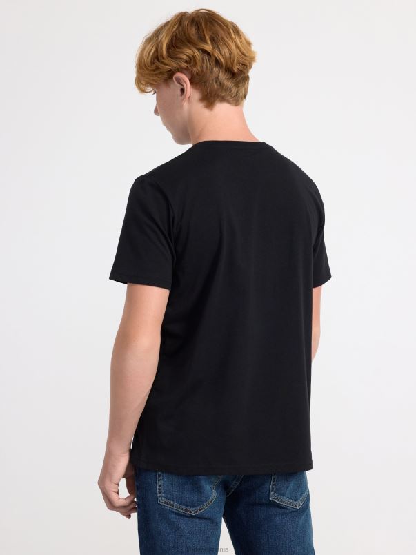 îmbrăcăminte VHZ2F2805 tricou copii negru Lindex