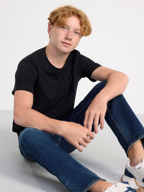 îmbrăcăminte VHZ2F2805 tricou copii negru Lindex