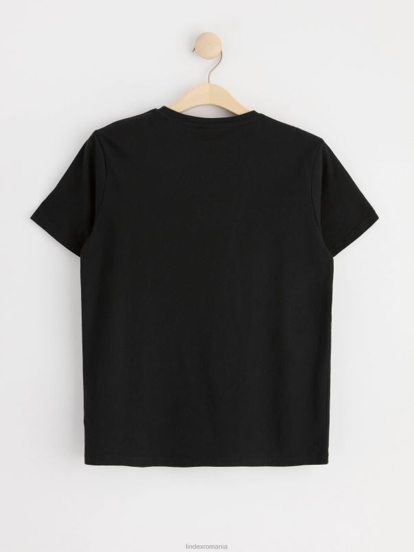 îmbrăcăminte VHZ2F2805 tricou copii negru Lindex