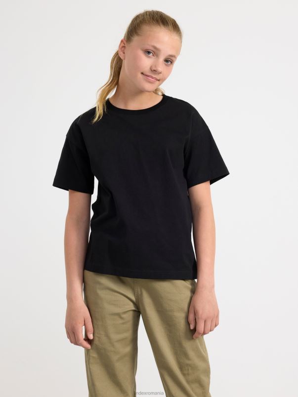 îmbrăcăminte VHZ2F2809 tricou copii negru Lindex