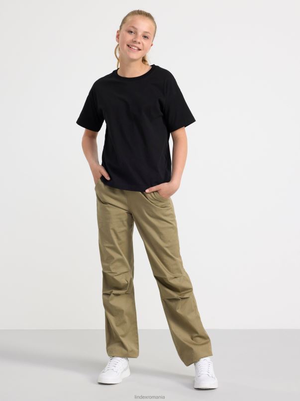 îmbrăcăminte VHZ2F2809 tricou copii negru Lindex