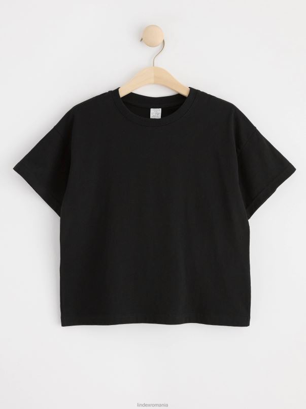 îmbrăcăminte VHZ2F2809 tricou copii negru Lindex
