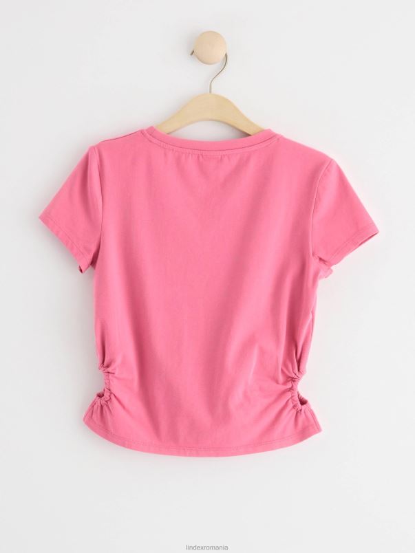 îmbrăcăminte VHZ2F2858 top cu maneca scurta copii roz Lindex