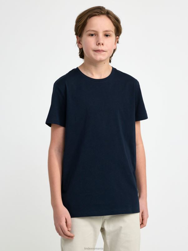 îmbrăcăminte VHZ2F2871 tricou copii bleumarin inchis Lindex