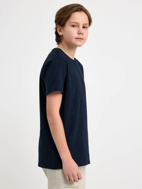îmbrăcăminte VHZ2F2871 tricou copii bleumarin inchis Lindex
