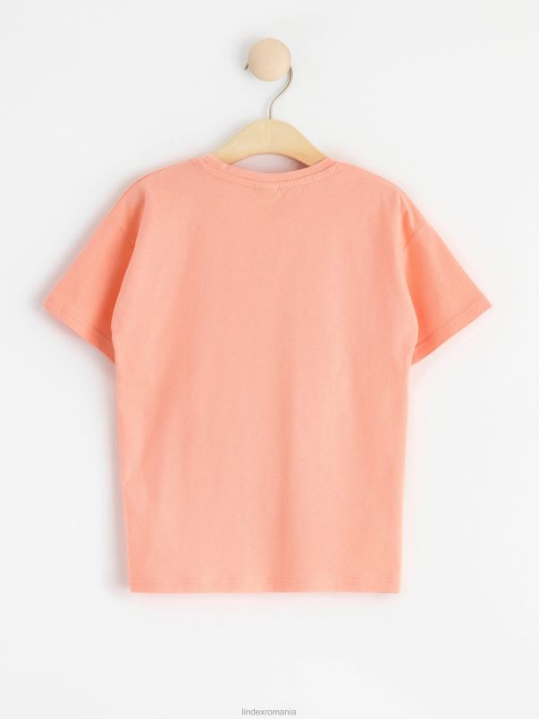 îmbrăcăminte VHZ2F2899 tricou supradimensionat copii coral deschis Lindex