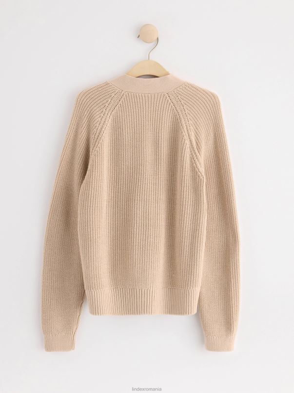 îmbrăcăminte VHZ2F3402 Bluza copii bej deschis Lindex