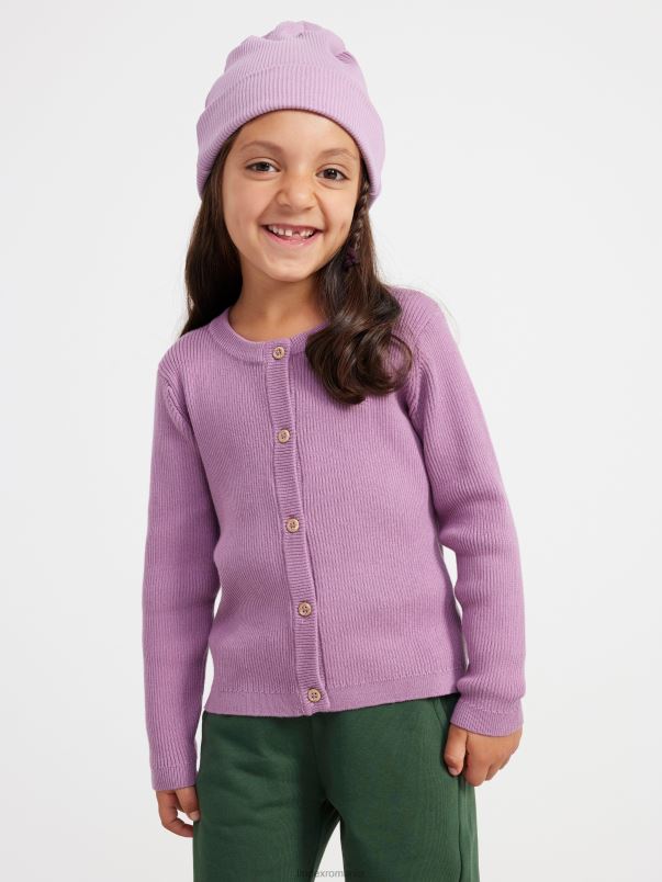 îmbrăcăminte VHZ2F3419 Bluza copii liliac praf deschis Lindex