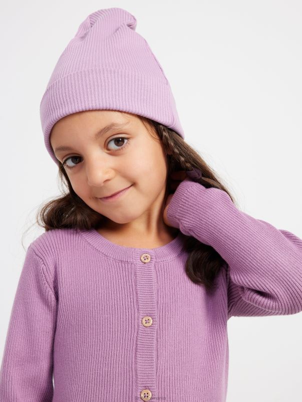 îmbrăcăminte VHZ2F3419 Bluza copii liliac praf deschis Lindex