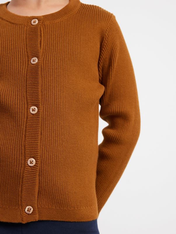 îmbrăcăminte VHZ2F3427 Bluza copii maro Lindex