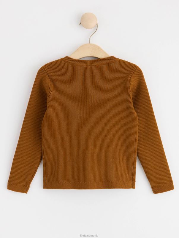 îmbrăcăminte VHZ2F3427 Bluza copii maro Lindex