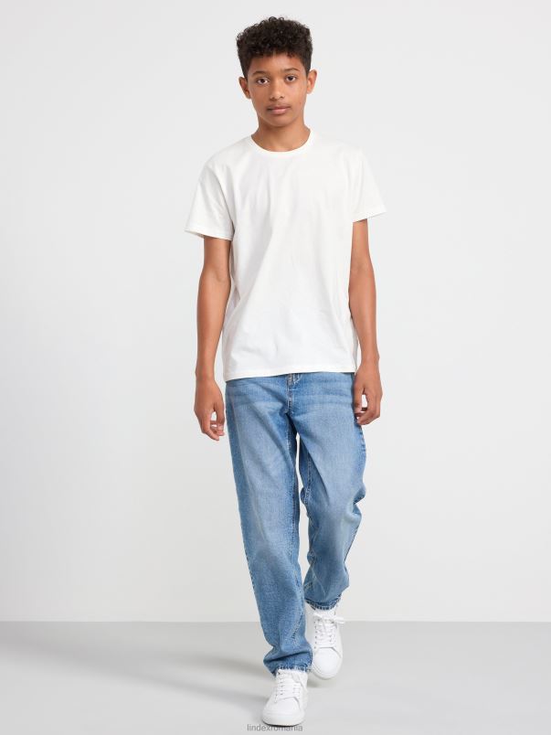 îmbrăcăminte VHZ2F3842 tricou copii aproape alb Lindex