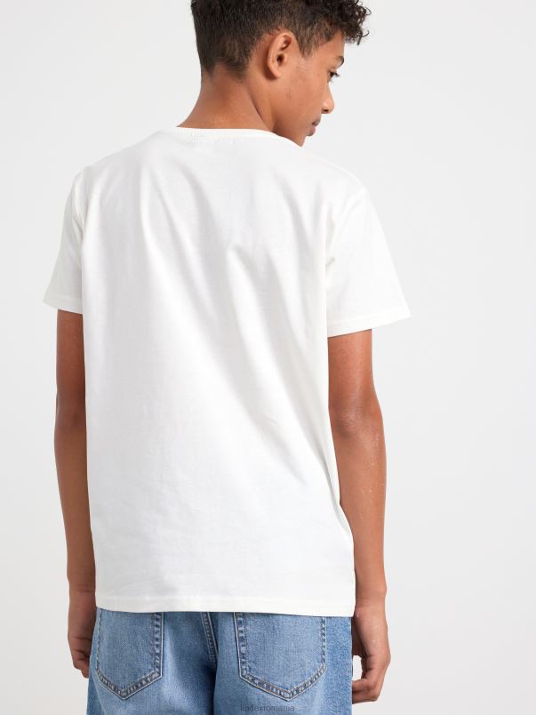 îmbrăcăminte VHZ2F3842 tricou copii aproape alb Lindex