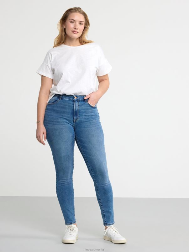 îmbrăcăminte VHZ2F579 blugi clara curve super stretch cu talie inalta femei denim Lindex