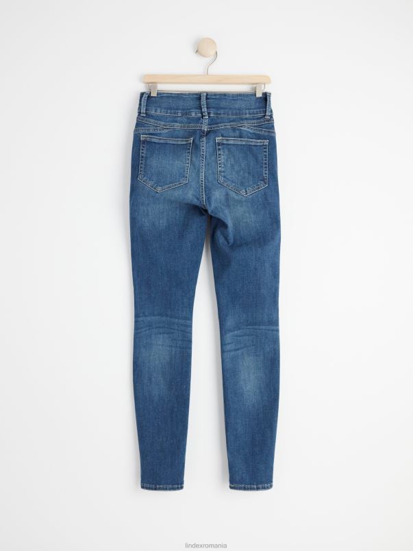 îmbrăcăminte VHZ2F593 blugi lily blue slim fit modelați femei albastru denim Lindex