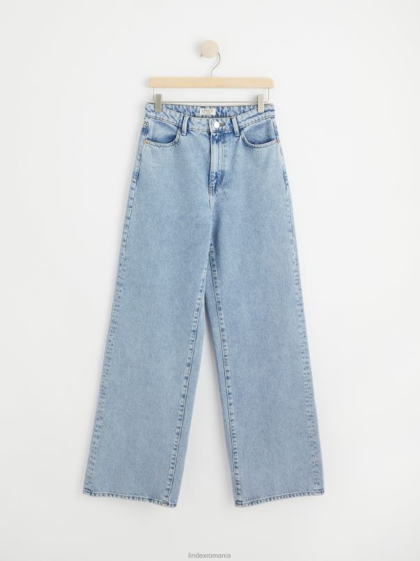 îmbrăcăminte VHZ2F606 blugi jackie cu talie înaltă extra largi femei denim lejer Lindex