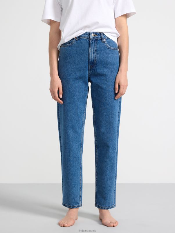 îmbrăcăminte VHZ2F612 blugi Betty cu talie înaltă femei albastru denim Lindex