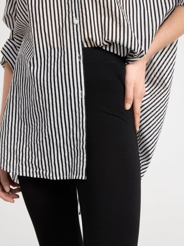 îmbrăcăminte VHZ2F1311 jambiere capri femei negru Lindex