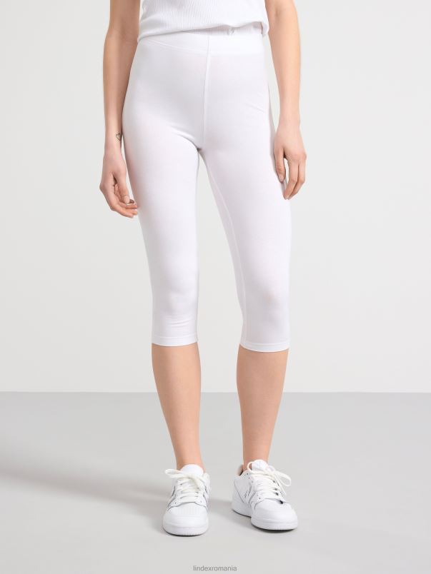 îmbrăcăminte VHZ2F1312 jambiere capri femei alb Lindex