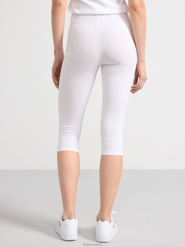 îmbrăcăminte VHZ2F1312 jambiere capri femei alb Lindex