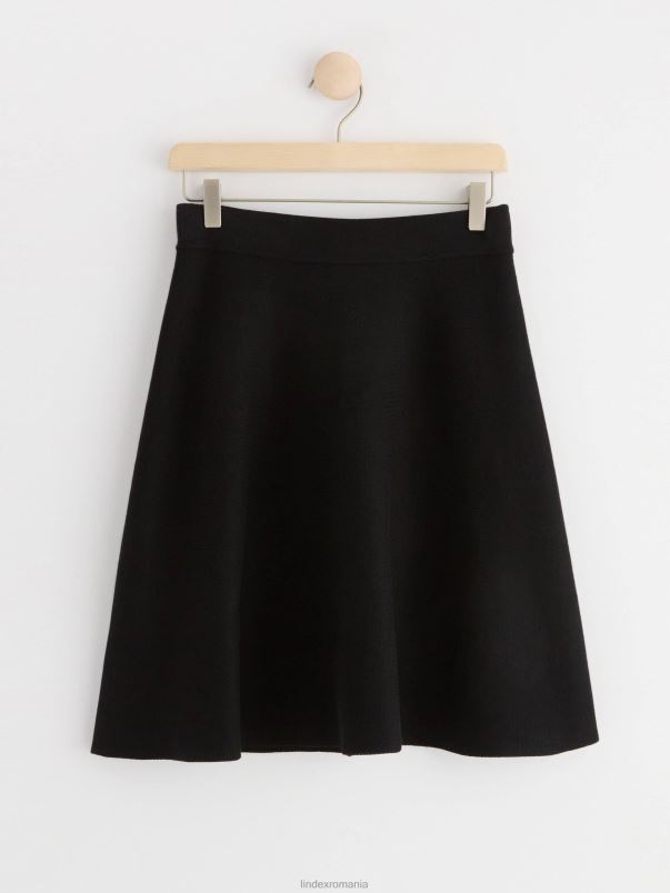 îmbrăcăminte VHZ2F634 fusta tricotata femei negru Lindex