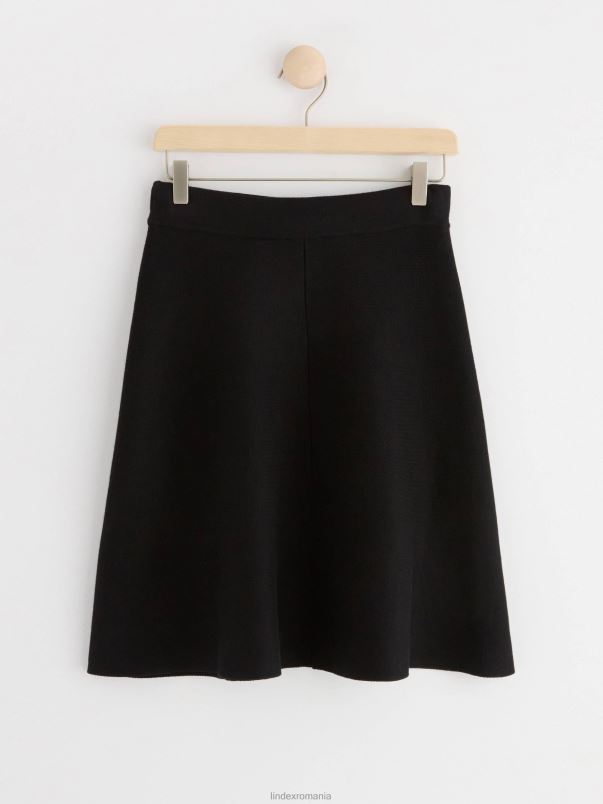 îmbrăcăminte VHZ2F634 fusta tricotata femei negru Lindex