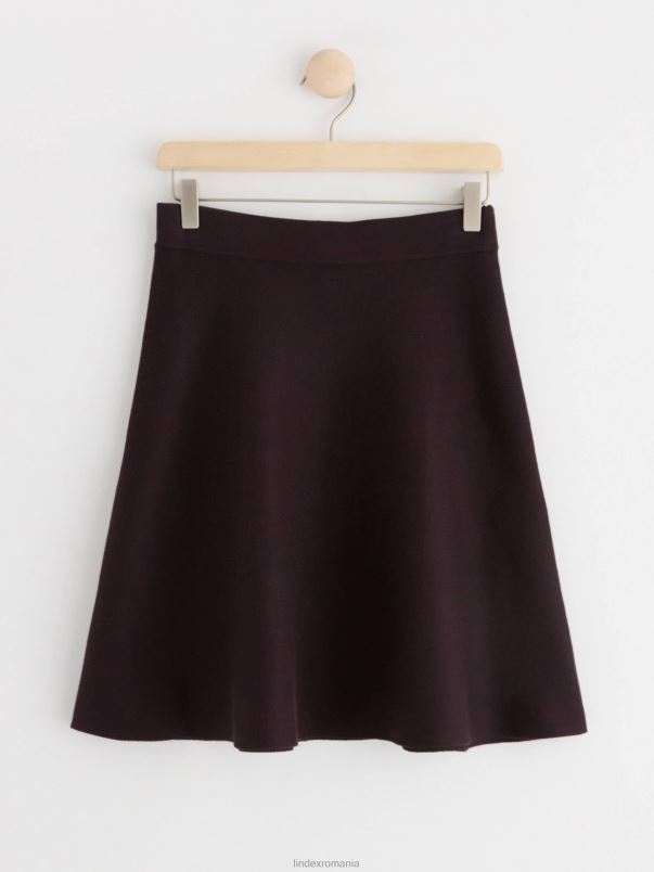 îmbrăcăminte VHZ2F645 fusta tricotata femei dk liliac praf Lindex