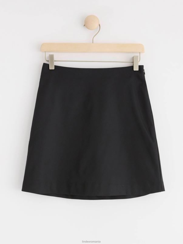 îmbrăcăminte VHZ2F648 fustă scurtă femei negru Lindex