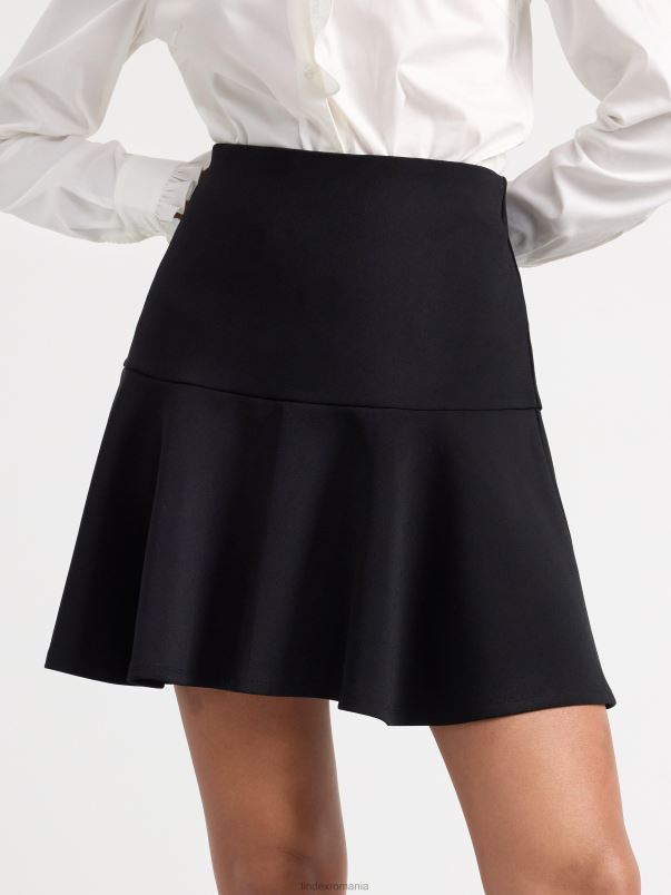 îmbrăcăminte VHZ2F657 fustă mini femei negru Lindex
