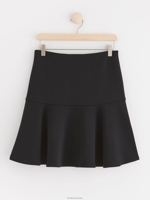 îmbrăcăminte VHZ2F657 fustă mini femei negru Lindex