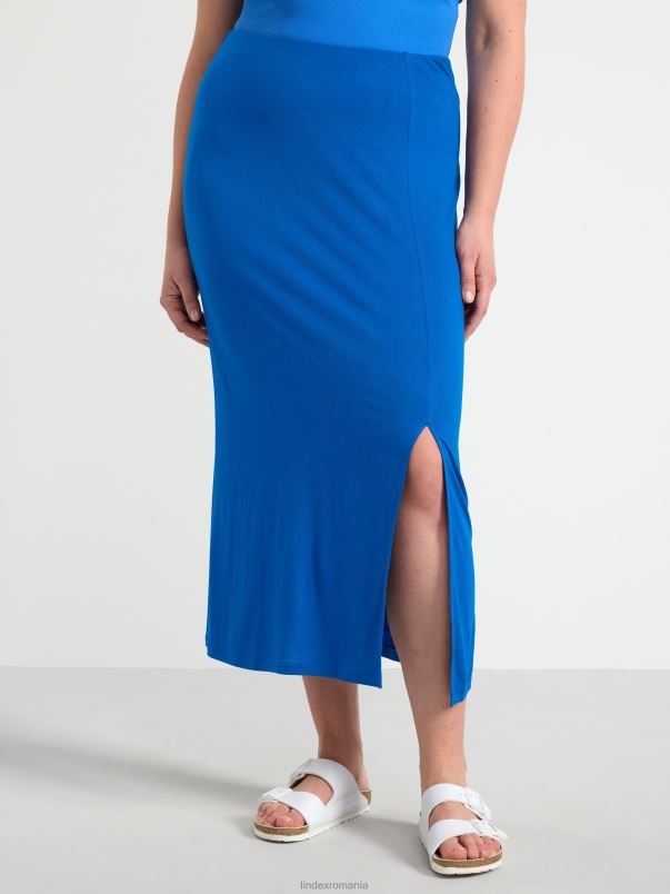 îmbrăcăminte VHZ2F669 fusta midi femei albastru Lindex