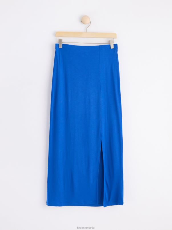 îmbrăcăminte VHZ2F669 fusta midi femei albastru Lindex