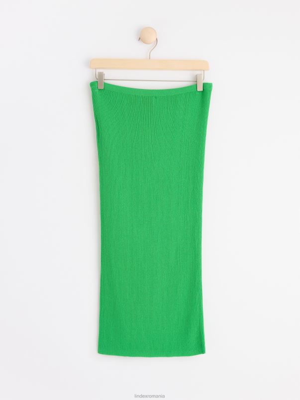îmbrăcăminte VHZ2F694 fusta tricotata femei verde Lindex