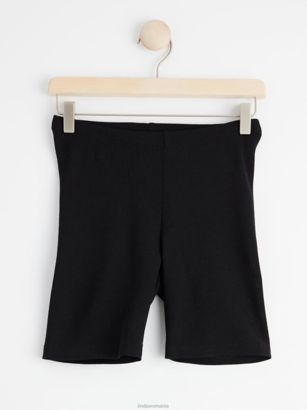 îmbrăcăminte VHZ2F1156 pantaloni scurți de ciclism din lână merinos femei negru Lindex