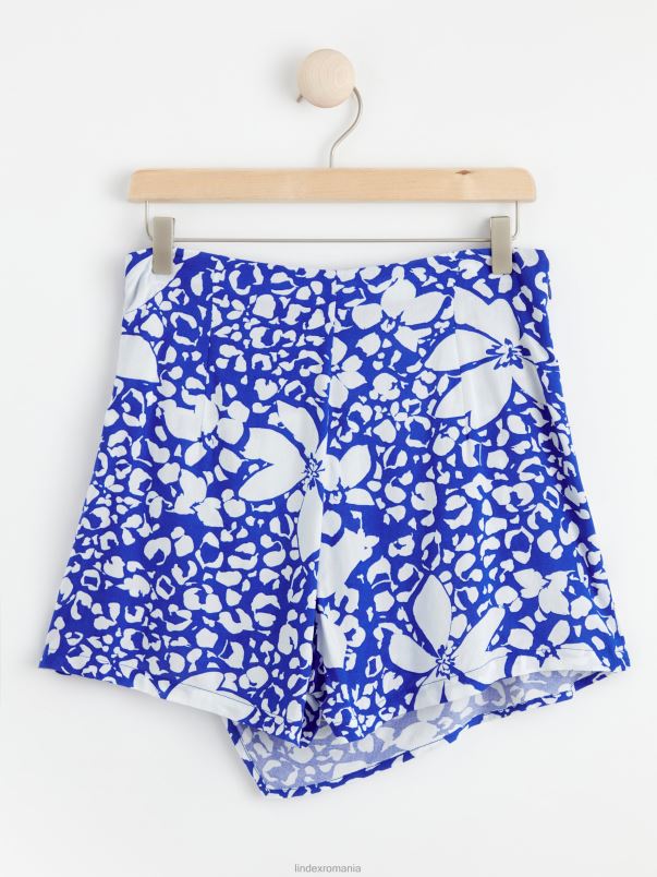 îmbrăcăminte VHZ2F1238 fusta cu model femei albastru Lindex