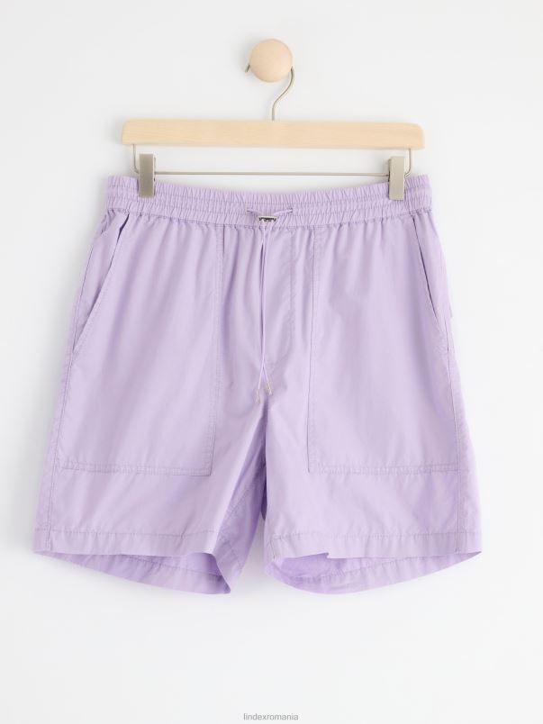 îmbrăcăminte VHZ2F1241 pantaloni scurti femei liliac deschis Lindex